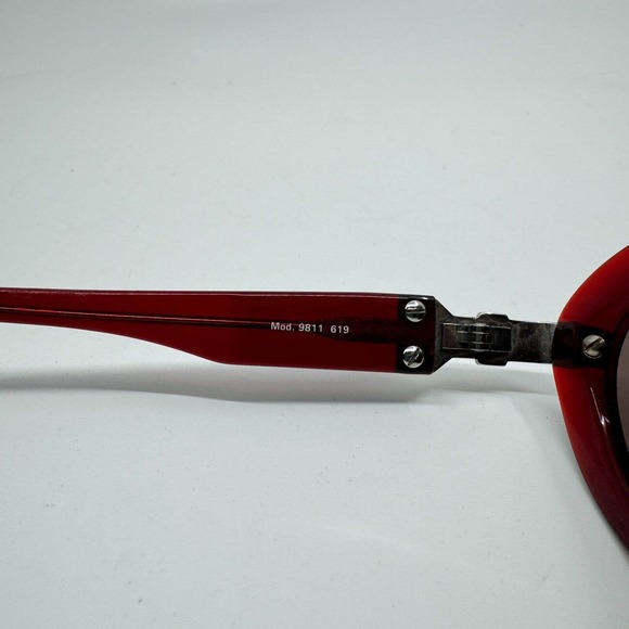 Otto Kern Mod. 9811 619 52 16 Red Oval Sunglasses Frames Oval H9547 - Picture 5 of 8